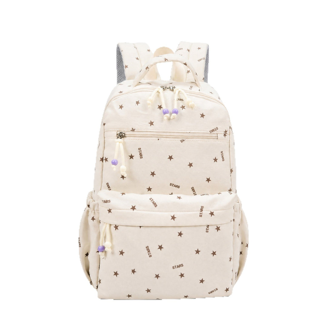 Stylish Star-Patterned Everyday Backpack Kalsten