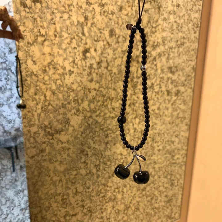 Charming Cherry Beaded Necklace Kalsten
