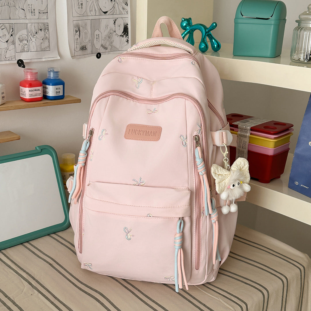 Cute Embroidered Casual Backpack Kalsten