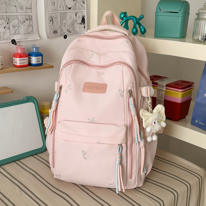 Cute Embroidered Casual Backpack Kalsten
