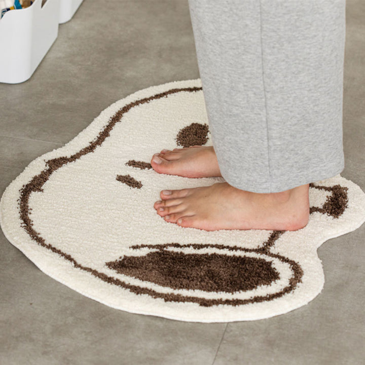 Cartoon Dog-Shaped Bath Mat Kalsten