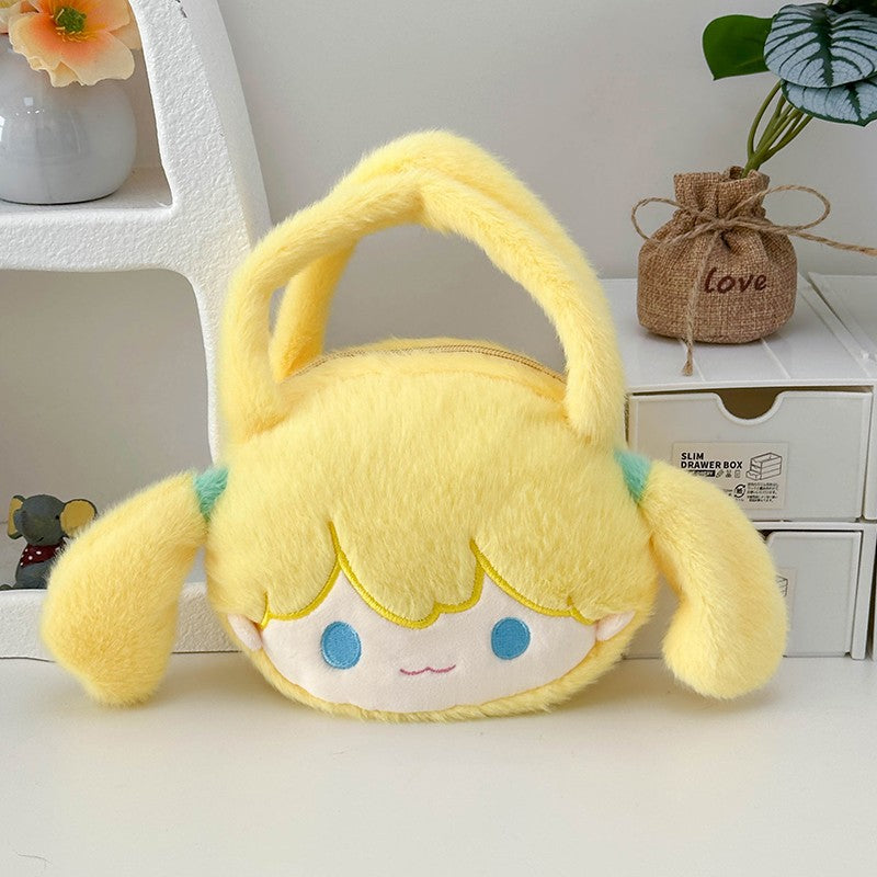Playful plush handbag with ears and character design Kalsten