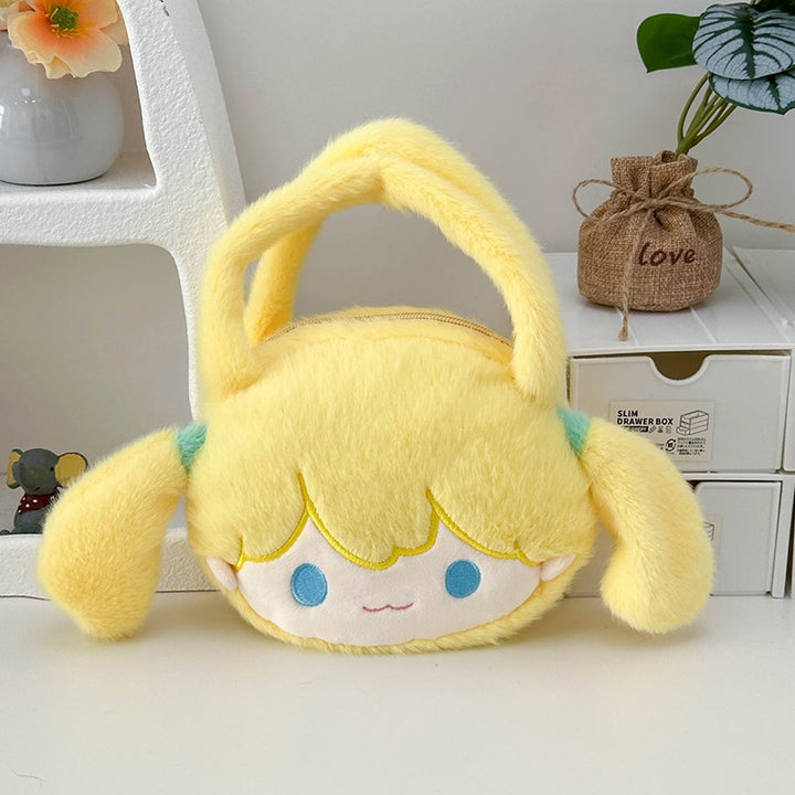 Playful plush handbag with ears and character design Kalsten