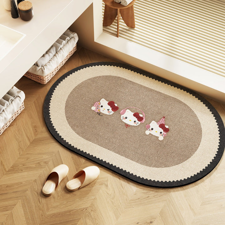 Elegant Decorative Bathroom Mat for Home