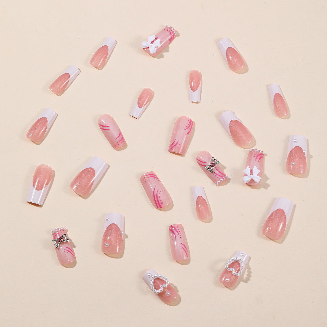 Elegant Decorative 3D Nail Extensions Kalsten