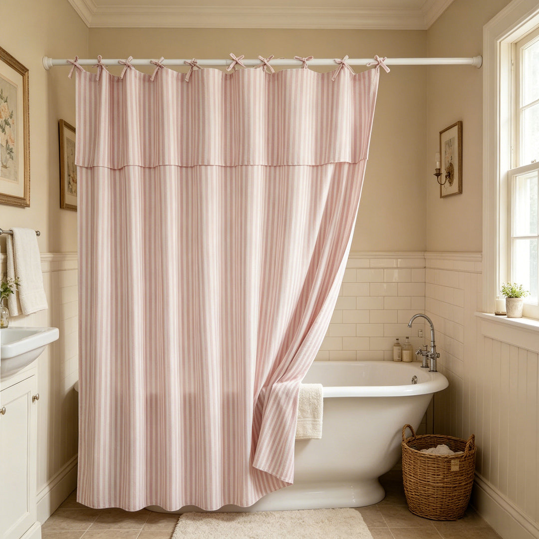 Elegant Striped Shower Curtain Kalsten