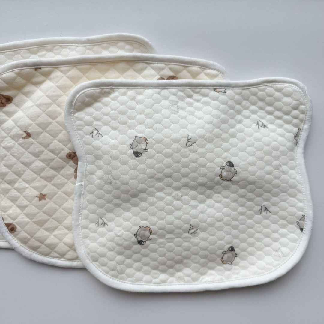 Quilted Cotton Honeycomb Baby Burp Cloth Insert