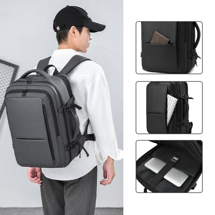 Business Rucksack with Versatile Compartments and Ergonomic Design Kalsten