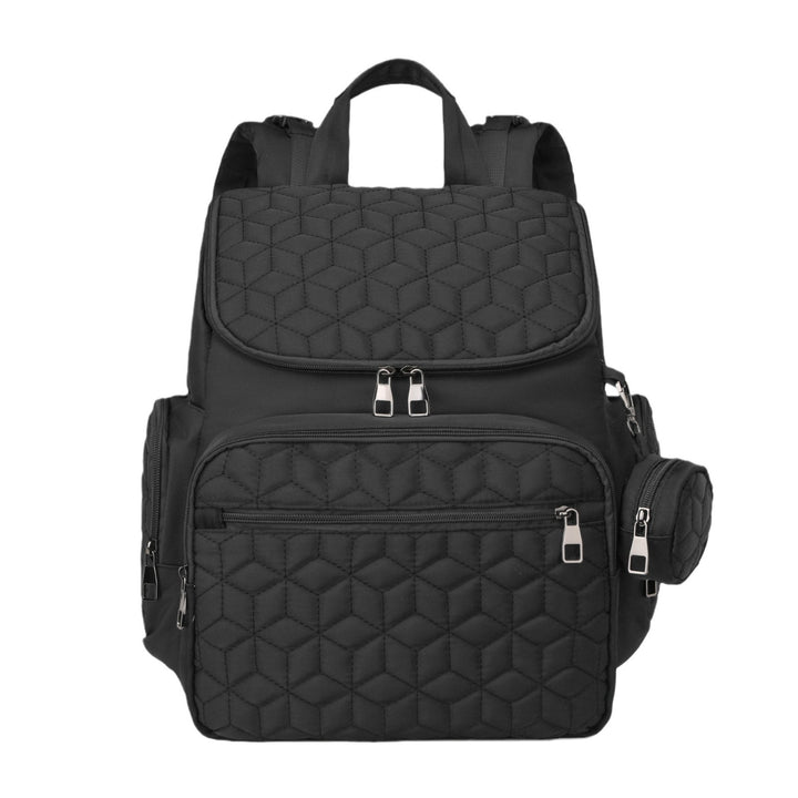 Versatile Quilted Multi-Pocket Backpack Kalsten