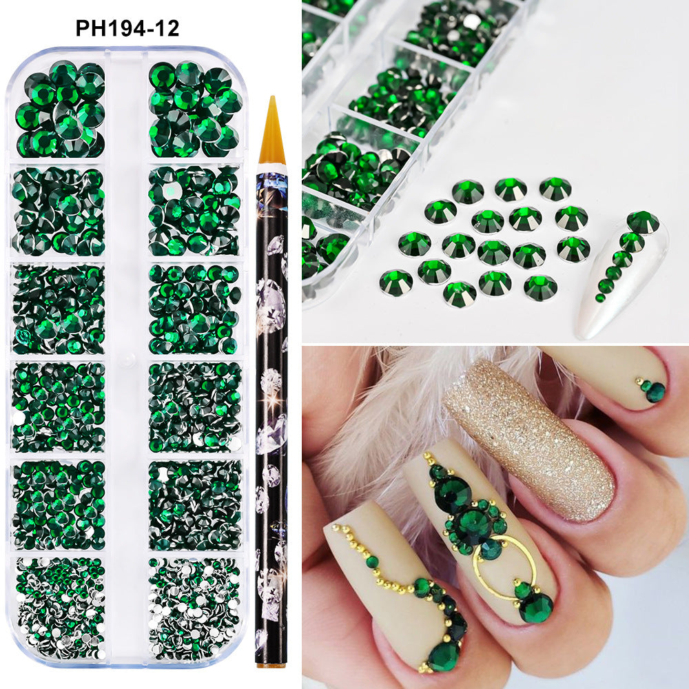 Premium Rhinestone Nail Art Decoration Kit