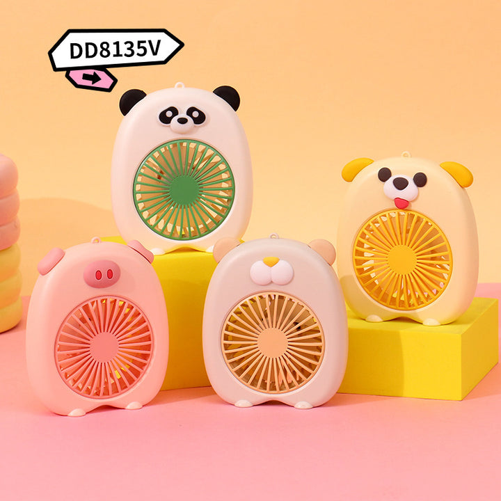 Women's Portable Mini Handheld Fan in Cute Pig Design Kalsten