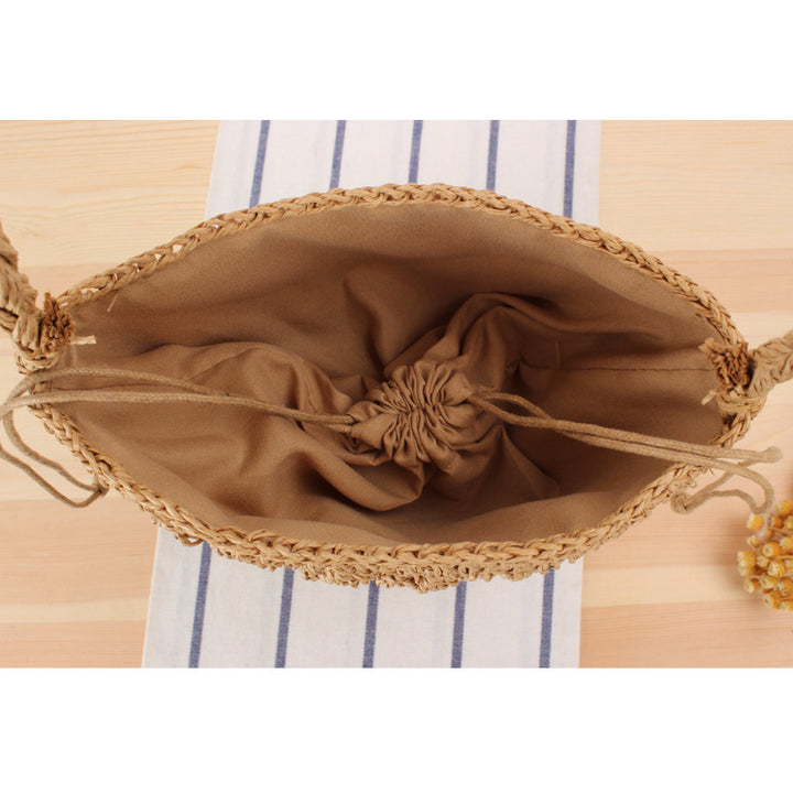 Hand-knotted bucket bag with textured surface Kalsten
