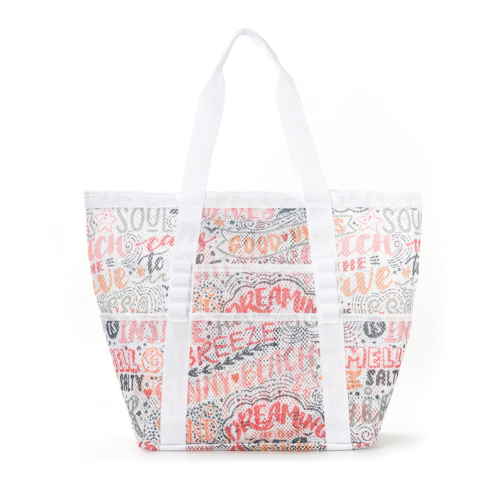 Practical Beach Bag in Airy Mesh Design Kalsten