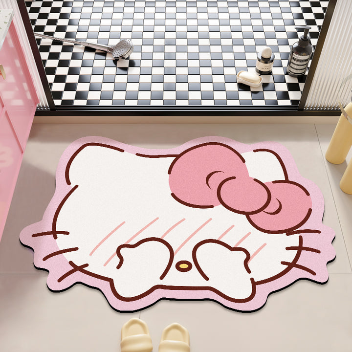 Cute Character-Themed Plush Bath Mat Kalsten