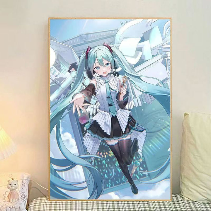 Anime-Themed Illustrated Canvas Art Print Kalsten