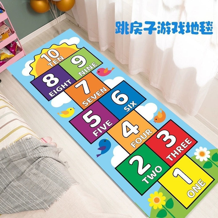 Playful Hopscotch Rug