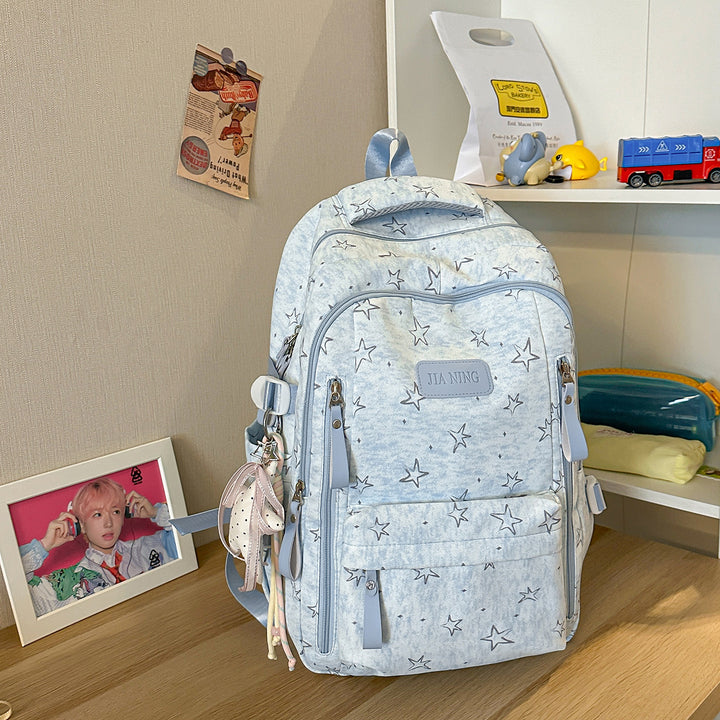 Stylish Star-Emblazoned Everyday Backpack Kalsten