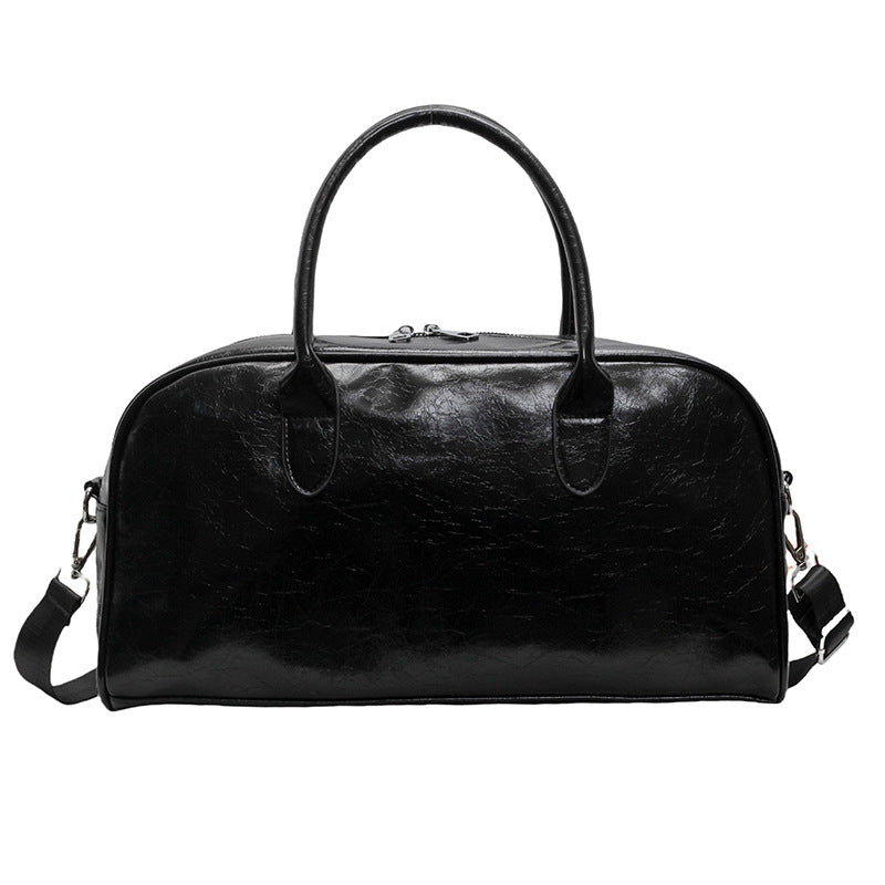 Elegant Leather Overnight Duffle Bag Kalsten