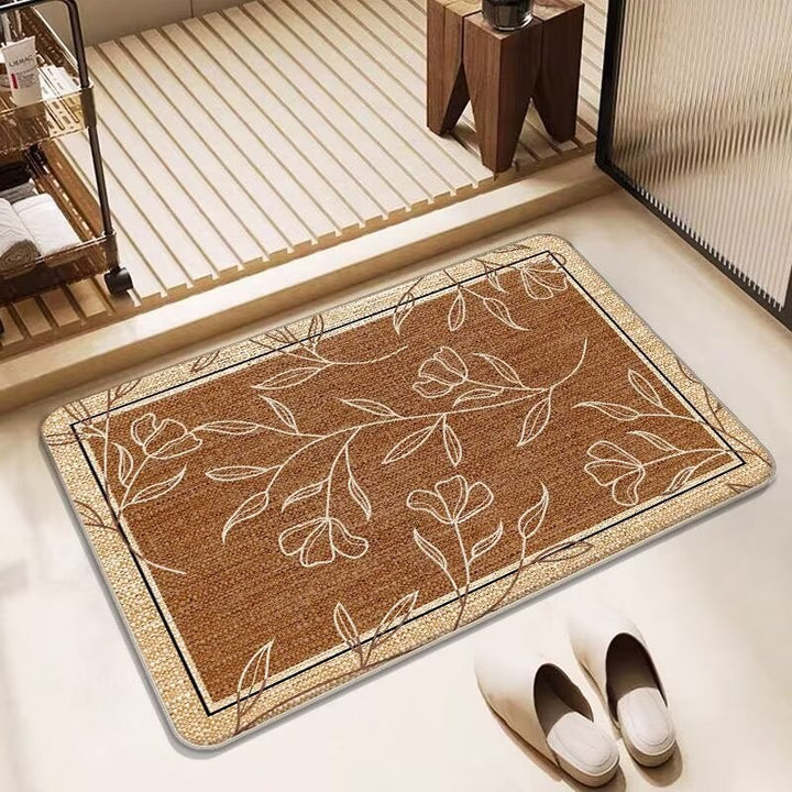 Butterfly-Inspired Decorative Bath Mat Kalsten