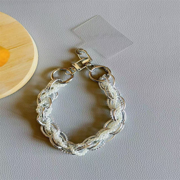 Elegant Pearl-Accented Keychain Kalsten