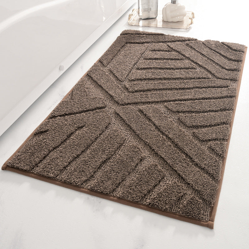 Modern Geometric Bath Mat Kalsten