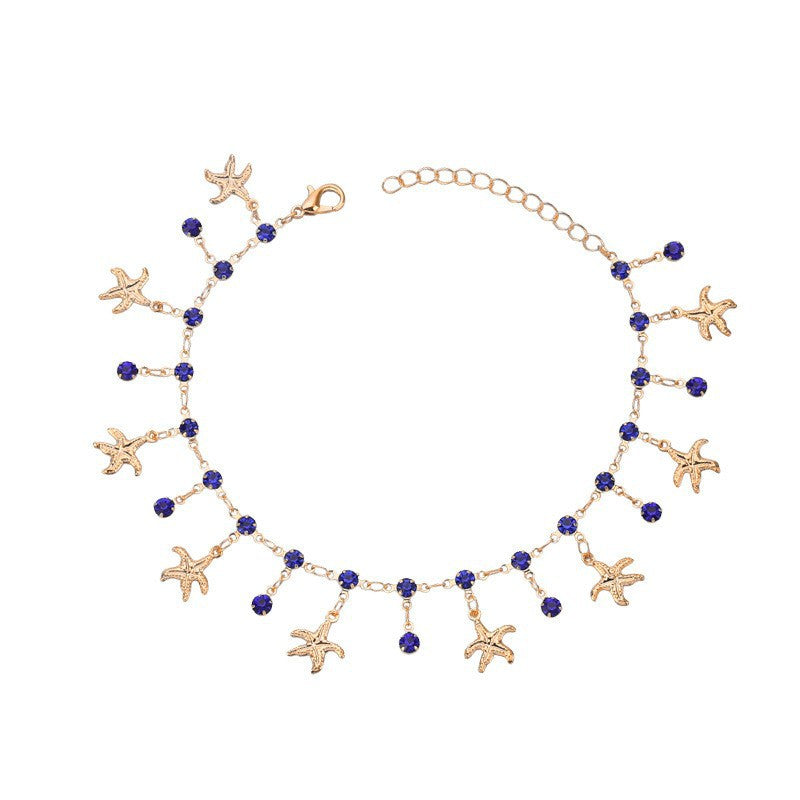 Starfish Charm Anklet Kalsten