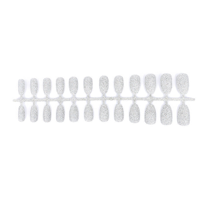 Glamorous artificial nails with sparkling glitter Kalsten