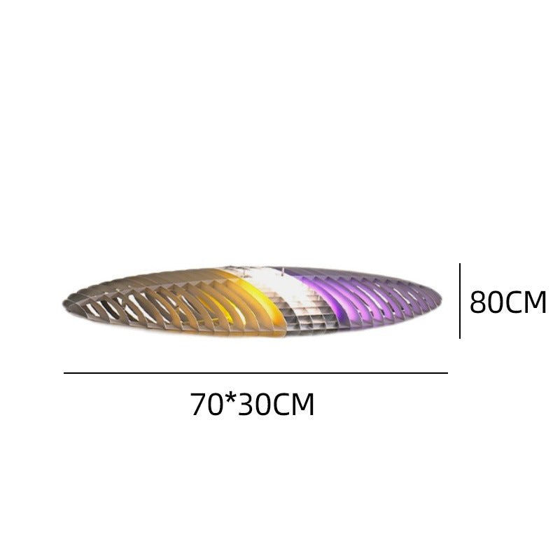 Sleek Abstract LED Chandelier