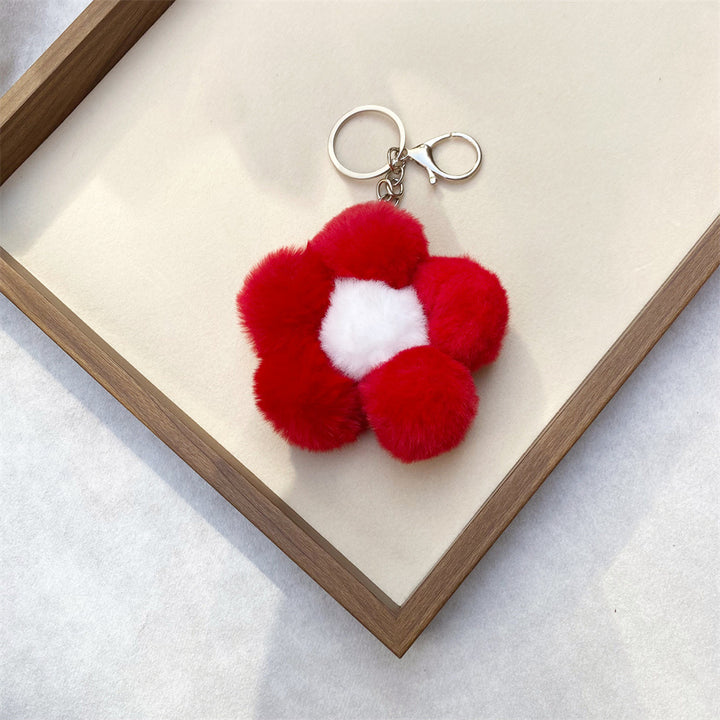 Floral Plush Keychain kalsten