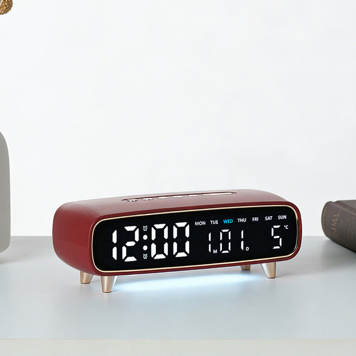Digital radio alarm clock with temperature and date display Kalsten