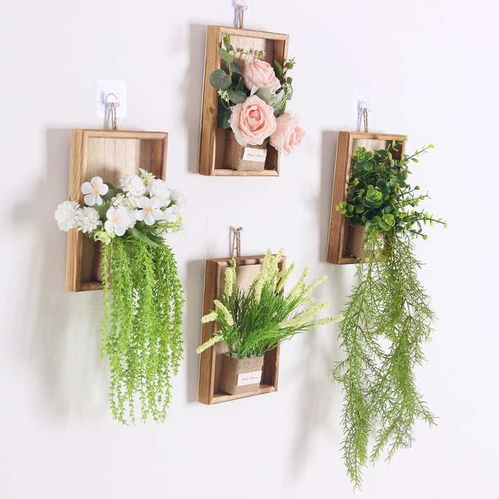 Wall-Mounted Decorative Floral Hanging Planter
