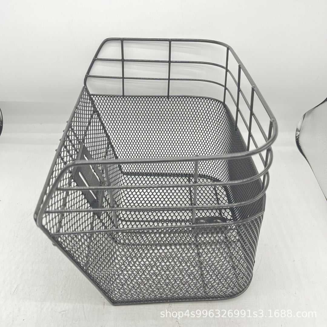 removable mesh front bicycle basket with quick-release mount Kalsten