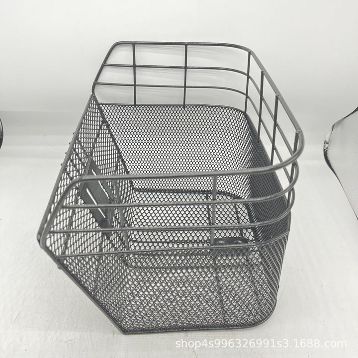 removable mesh front bicycle basket with quick-release mount Kalsten