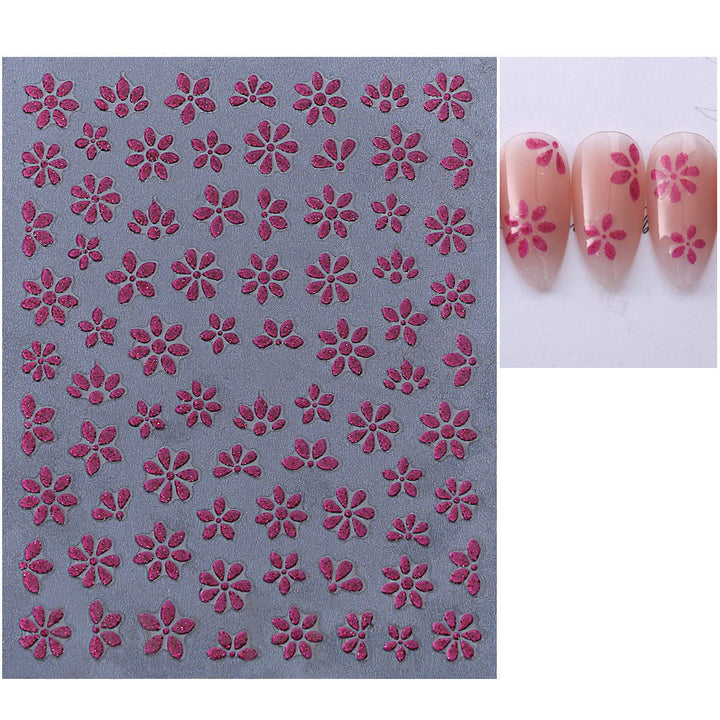Decorative Floral Nail Art Stickers  1791507059