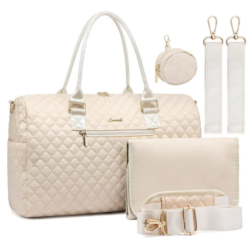Sophisticated Quilted Travel Tote Set Kalsten