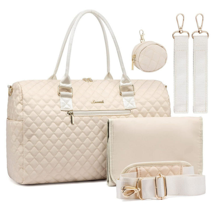 Sophisticated Quilted Travel Tote Set Kalsten