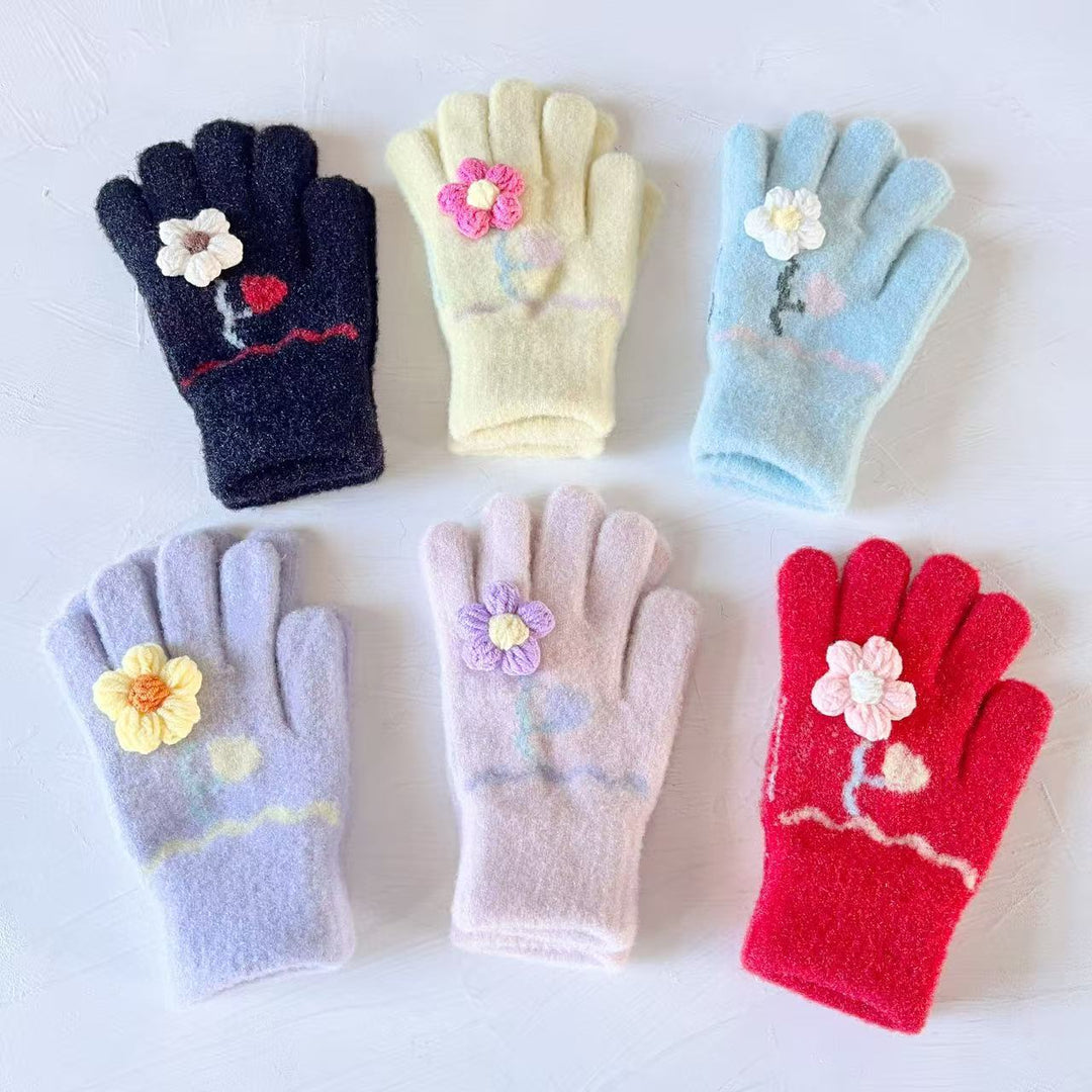 Butterfly Embellished Touchscreen Gloves Kalsten
