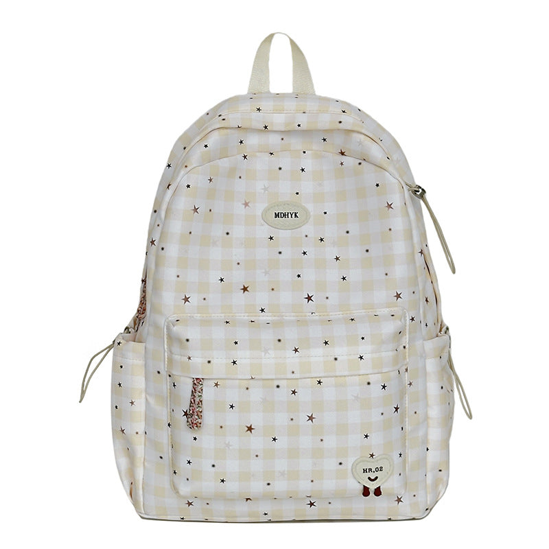 Stylish Checkered Mini Backpack Kalsten