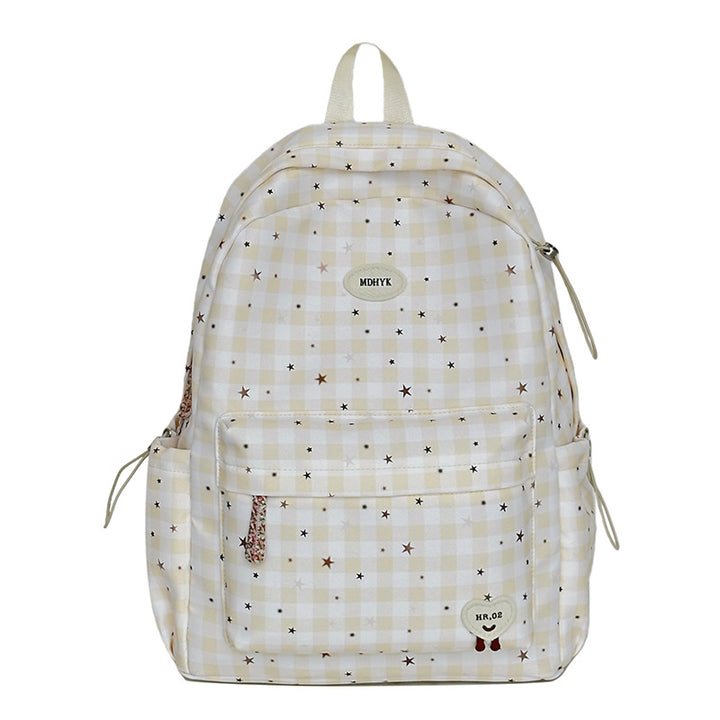 Stylish Checkered Mini Backpack Kalsten