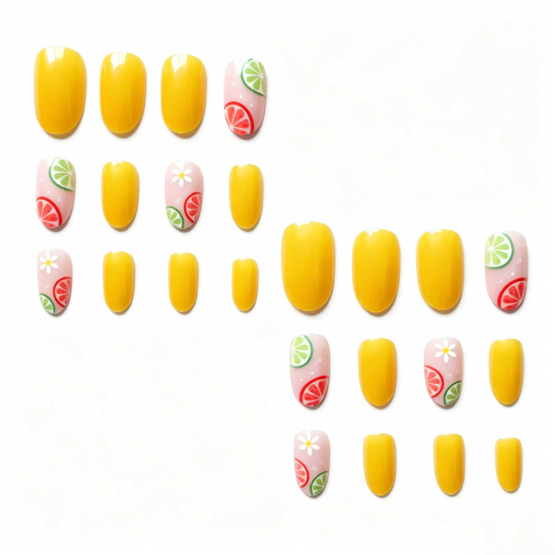 Creative Citrus-Inspired Nail Art Kit