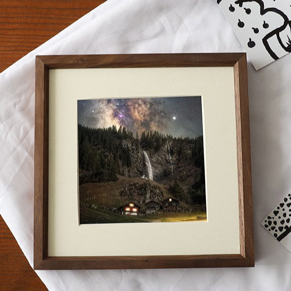 Framed Scenic Landscape Art Print for Home
