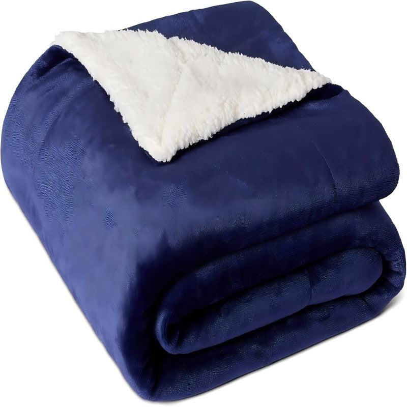 Reversible Plush Sherpa Blanket Kalsten
