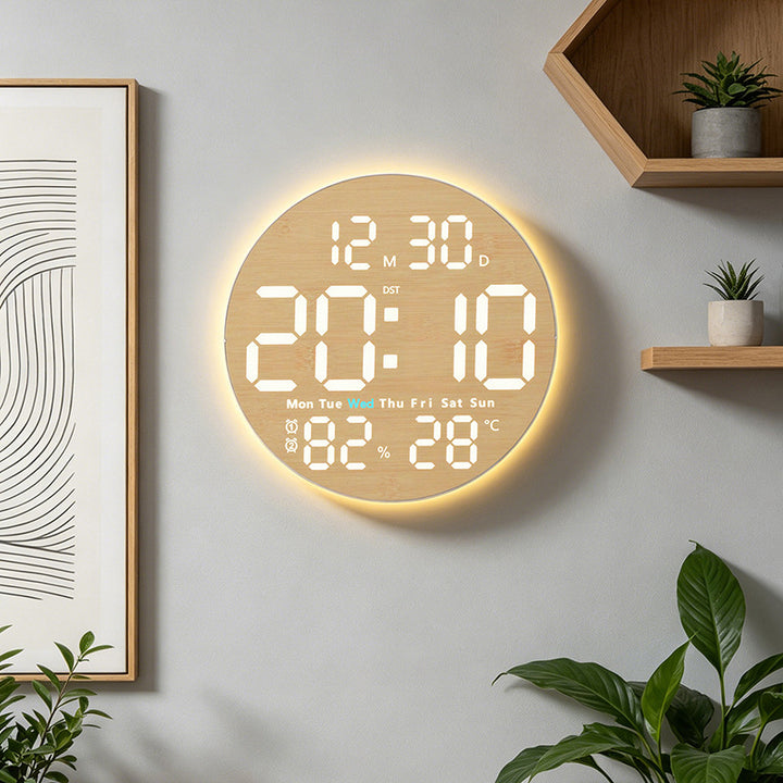Innovative wooden digital alarm clock Kalsten