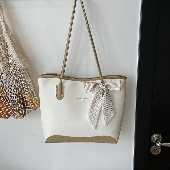 Elegant Faux Leather Tote Bag