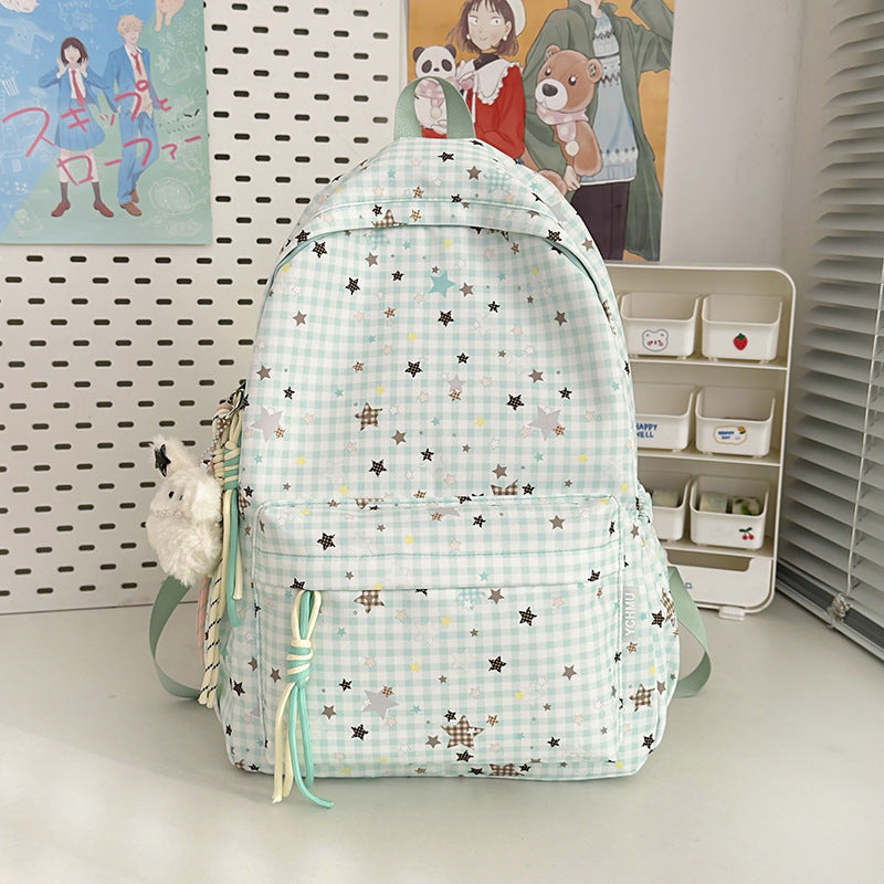 Cute Decorative Star-Embellished Backpack Kalsten