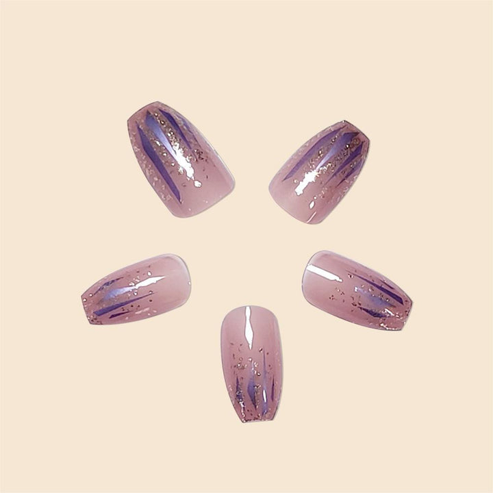 Sparkly Glitter Gel Nail Extensions