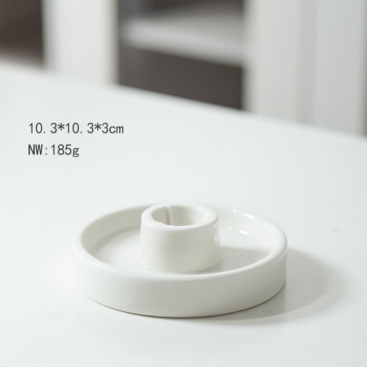 Minimalist Ceramic Candle Holder Kalsten