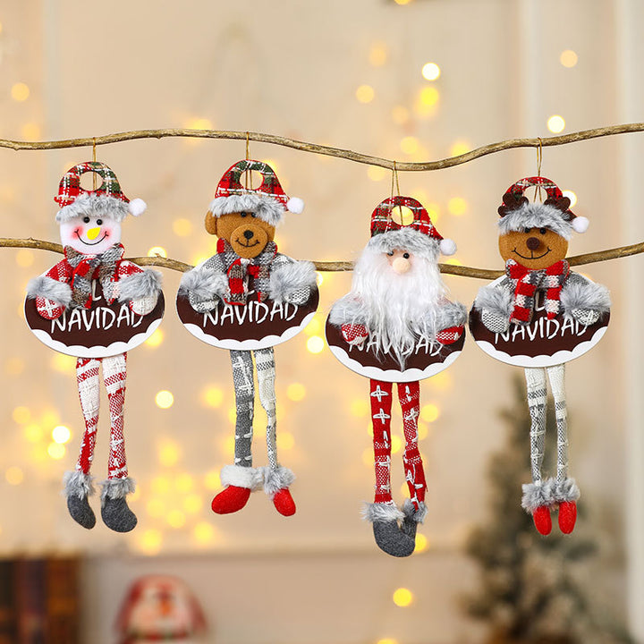 Festive Snowman Shelf Decoration Kalsten