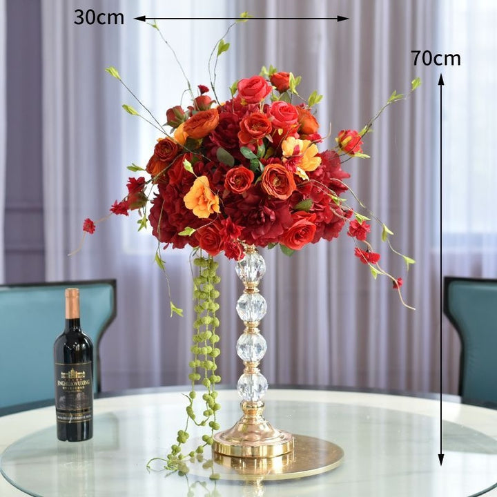 Elegant Crystal Candle Holder