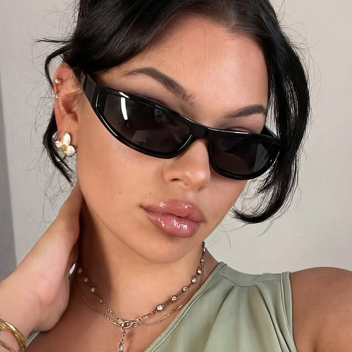 Women's sporty sunglasses with flat, aerodynamic design and UV protection Kalsten